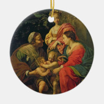 Die Jungfrau und das Kind mit St. Elizabeth, das I Weihnachtsbaum Ornamente