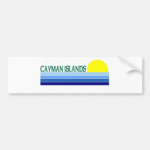 Die Kaimaninseln Auto Sticker