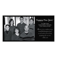 Die Karte des neuen Jahres Photogrußkarten