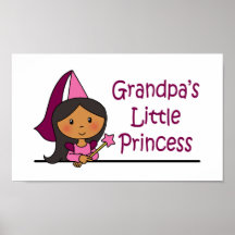Die kleine Prinzessin des Großvaters Poster