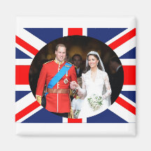 Die königliche Hochzeit 11 Kühlschrankmagnete