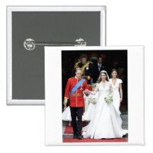 Die königliche Hochzeit 9 Anstecknadelbuttons