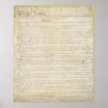 Die Konstitution des USA Posterdrucke