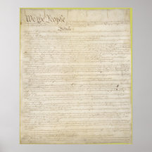 Die Konstitution des USA Posterdrucke