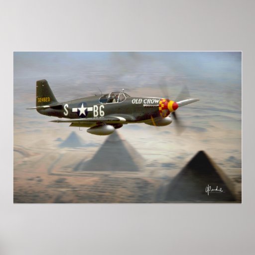 "Die Krähe u. die Pyramiden " Plakat