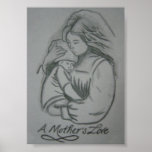 Die Liebe der Mutter Plakatdruck