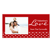 Die Liebe des Valentines Fotogrußkarten