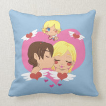 Die Liebe des Valentines Zierkissen