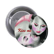 Die Liebe-Knopf einer Meerjungfrau Button