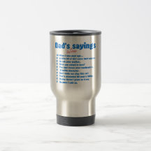 Die LieblingsRedewendungen des Vatis Kaffee Tassen