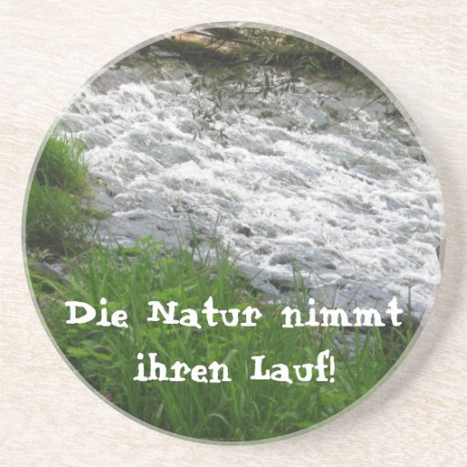 Die Natur nimmt ihren Lauf! Getränkeuntersetzer