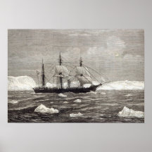 Die Nordpol-Expedition Plakatdruck