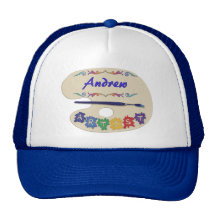 Die Palette des Künstlers Baseballcap