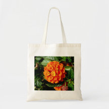 Die perfekte orange Blüte Tasche