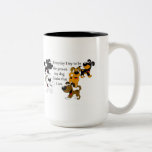 Die Person mein Hund denkt, dass ich bin Kaffee Haferl
