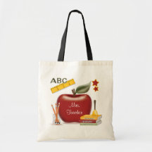 Die personalisierte Tasche des Lehrers