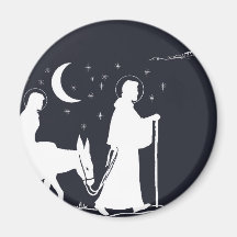 Die Reise nach Bethlehem Kühlschrankmagnet