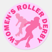 Die Rolle Derby der Frauen Sticker