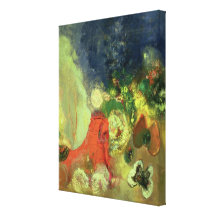 Die rote Sphinx Gespannter Galerie Druck