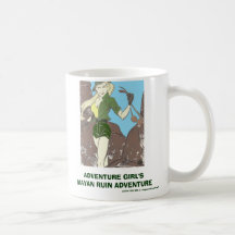 DIE RUINE-ABENTEUER-COMIC DES ABENTEUER-MÄDCHENS M KAFFEEHAFERL