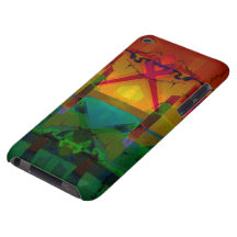 Die saubere abstrakte Stadt schützen Ihre iPod-Tou Case-Mate iPod Touch Case