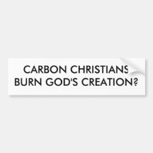 DIE SCHAFFUNG DES GOTTES DES KOHLENSTOFF-CHRISTIAN AUTO STICKER