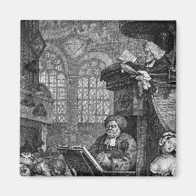Die schlafende Versammlung, 1736 Kühlschrankmagnete