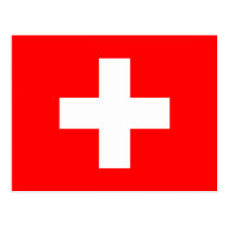 Die Schweiz-Flaggen-Postkarte postkarten