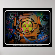 "Die schweren Zeiten für den Aquanaut" Plakat-Druc