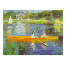 Die Seine durch Pierre Renoir Postkarte