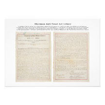 Die Shermanantitrusttat am 2. Juli 1890 Personalisierte Einladung