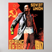 Die Sowjetunions-Frühjahrsferien-Plakat 1917