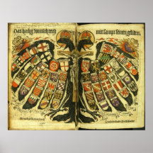 Die Staaten des heiligen römischen Reiches Jost de Plakatdruck