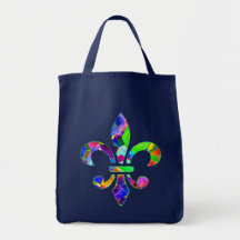 Die Taschen-Tasche der bunten Lilien-Leinwand-Frau