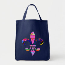 Die Taschen-Tasche der bunten Lilien-Leinwand-Frau