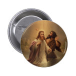 Die Taufe von Christus durch vollere Königin 1873  Anstecknadelbutton