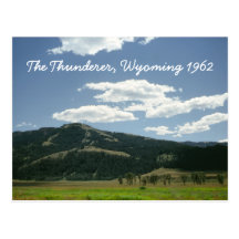 Die Thunderer Wyoming Postkarte
