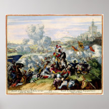 Die türkische Belagerung von Wien 1683 Plakatdrucke