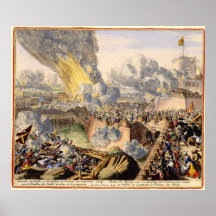 Die türkische Belagerung von Wien 1683 Poster