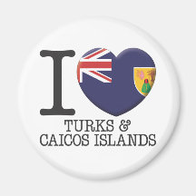 Die Turks- und Caicosinseln Magnete