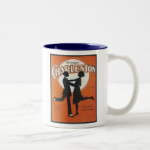 Die ursprüngliche Charleston Vintage Songbook-Abde Tee Tasse