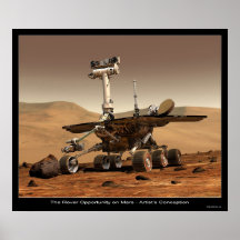 Die Vagabund-Gelegenheit auf Mars Posterdruck
