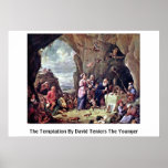 Die Versuchung durch David Teniers das jüngere Poster