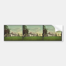 Die Villa, Mount Vernon seltenes Photochrom Autosticker