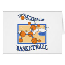 Die Wissenschaft des Basketballs Grußkarten