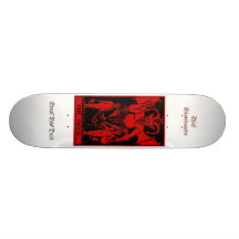 Dieb-Skateboards ist Fuled durch Satan. Personalisiertes Skateboarddeck