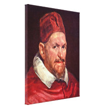 Diego Velazquez - Porträt von Papst unschuldiges X Gespannte Galeriedrucke