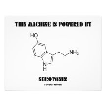 Diese Maschine wird angetrieben durch Serotonin (C Individuelle Einladung