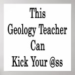 Dieser Geologie-Lehrer kann Ihren Esel treten Posterdrucke