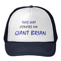 Dieser Hut bedeckt meinen RIESIGEN BRIAN-Fernlastf Cap